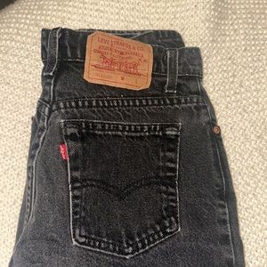 Vintage Made in USA Black Levi Jeans